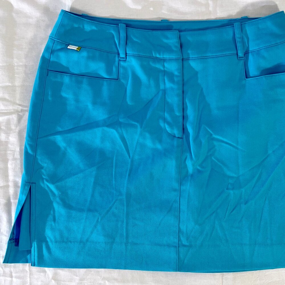 Izod Women's Size 6 Blue Skort Stretch Built-In Shorts Like New